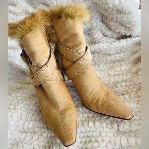 Antonio Melani Leather Booties